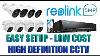 Reolink 8ch Nvr 5mp Poe Surveillance Security Camera System 2tb Hdd Recording